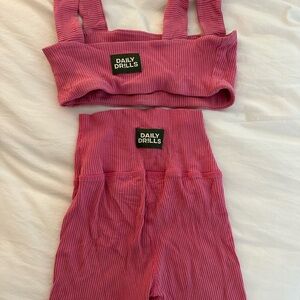 Daily Drills Pink Workout Set
